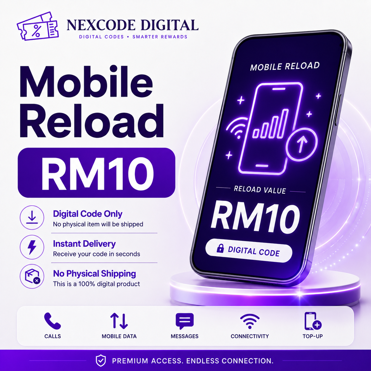 Mobile Reload RM10 Code