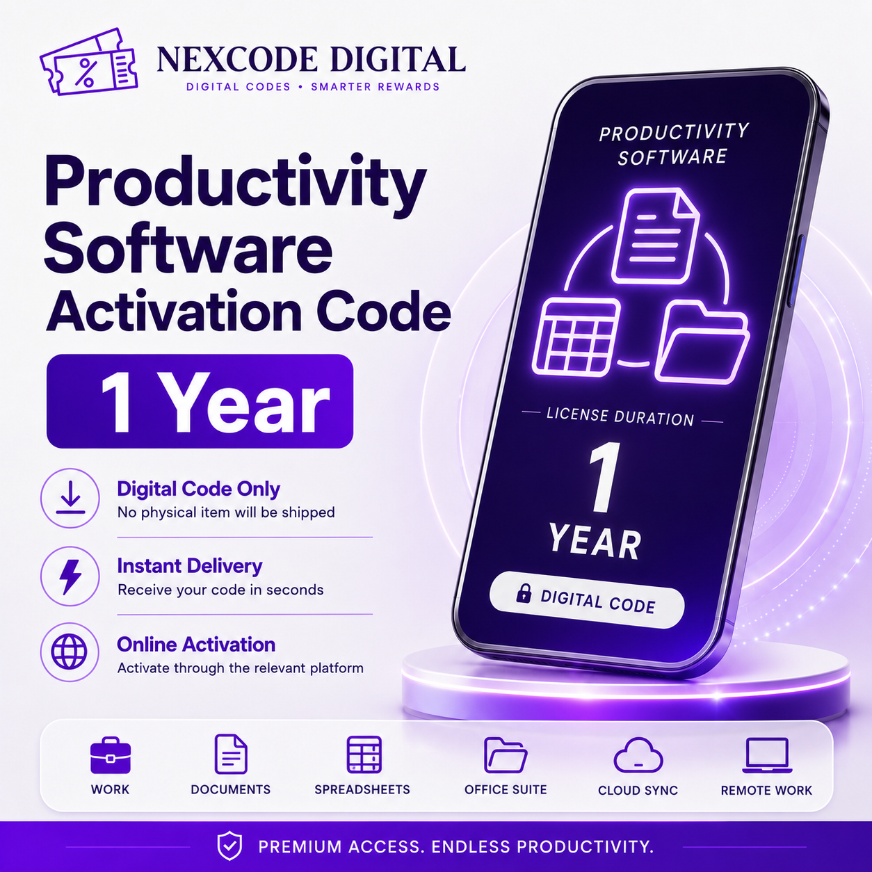 Productivity Software Activation Code 1 Year